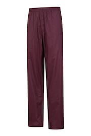 Mountain Warehouse Purple Womens Pakka Waterproof Over Trousers - Image 3 of 8