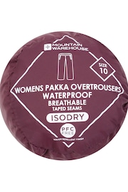 Mountain Warehouse Purple Womens Pakka Waterproof Over Trousers - Image 7 of 8