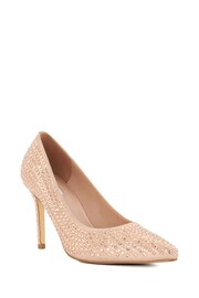 Dune London Gold Blazed Embellished Hotfix Courts - Image 1 of 4