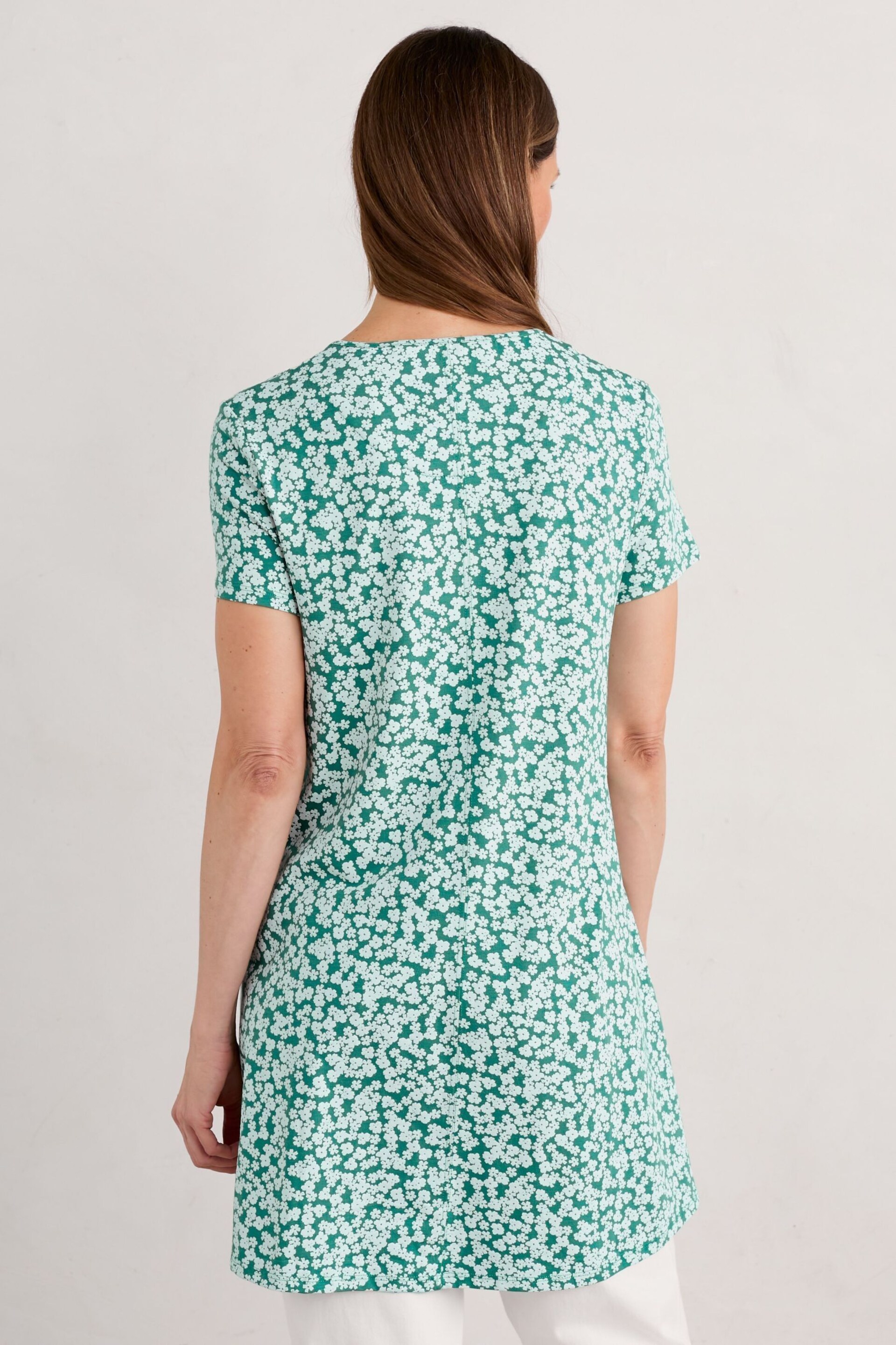 Seasalt Cornwall Green Killiow Tunic Top - Image 2 of 5