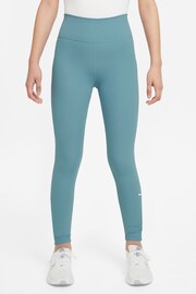 Nike Turquoise One Dri-FIT Leggings - Image 1 of 3