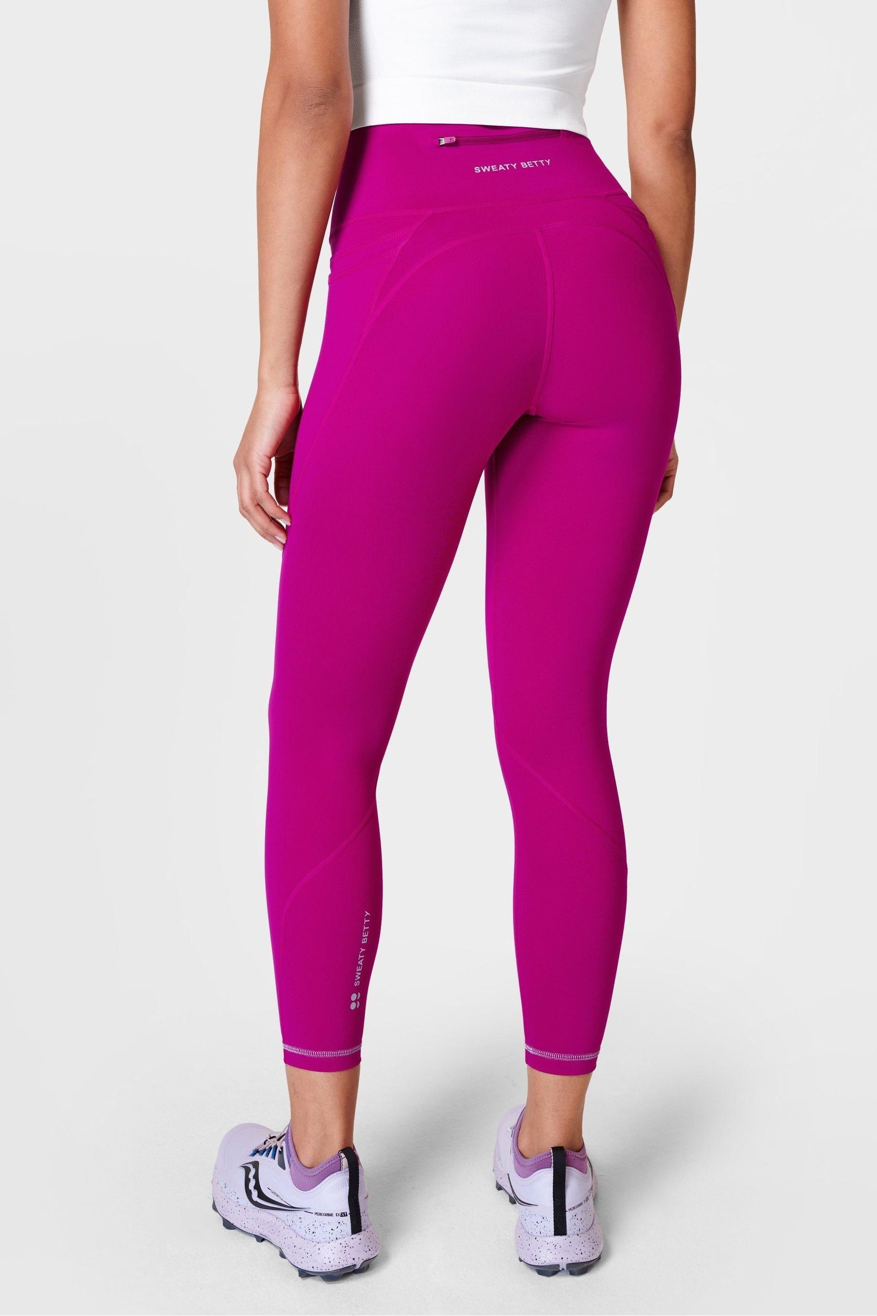Buy Sweaty Betty Magenta Fusion Purple 7 8 Length Power Pro Workout Leggings from the Next UK online shop