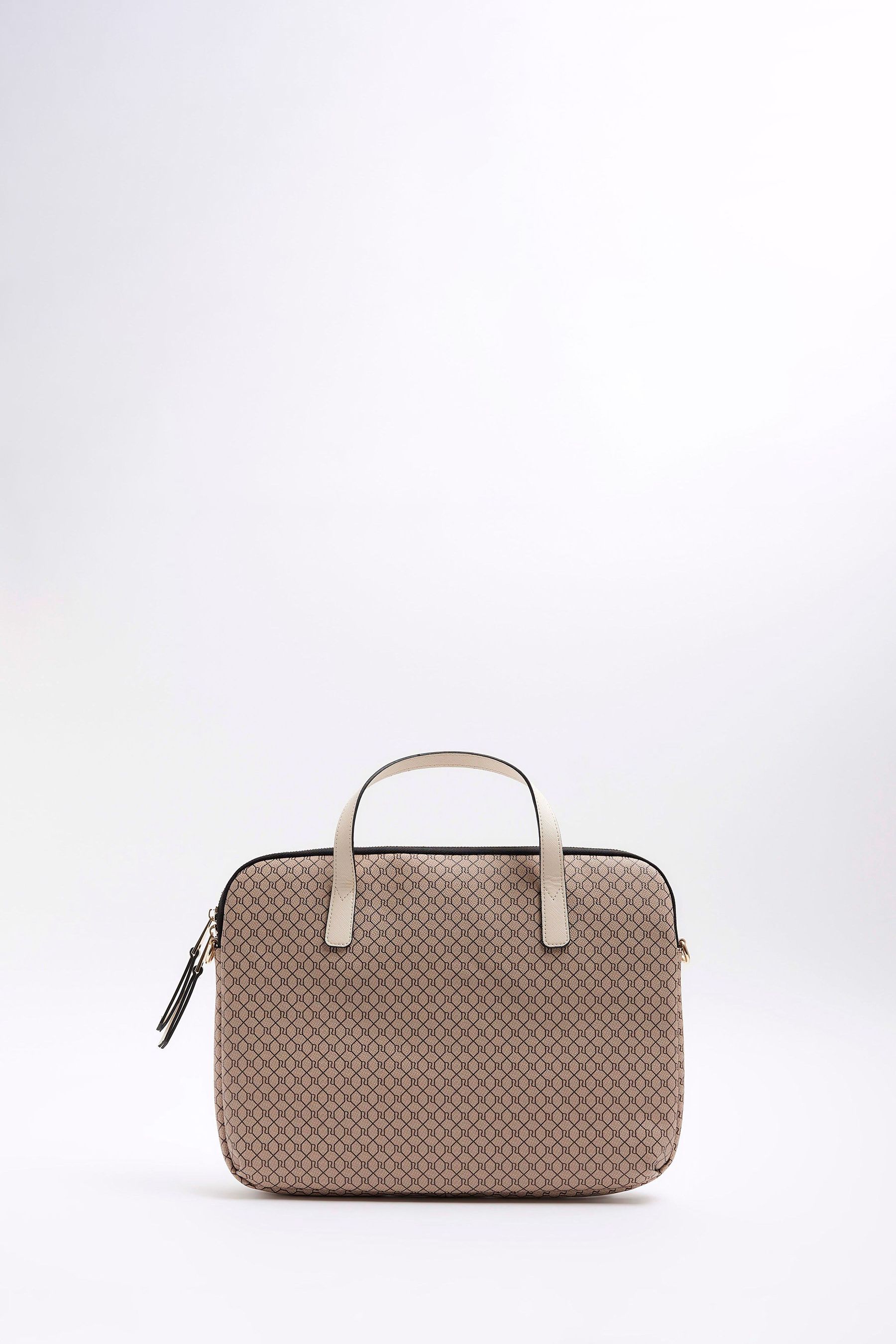 Buy River Island Brown Monogram Laptop Case from Next United Arab Emirates