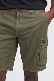 Blend Green Stretch Cargo Shorts - Image 3 of 5
