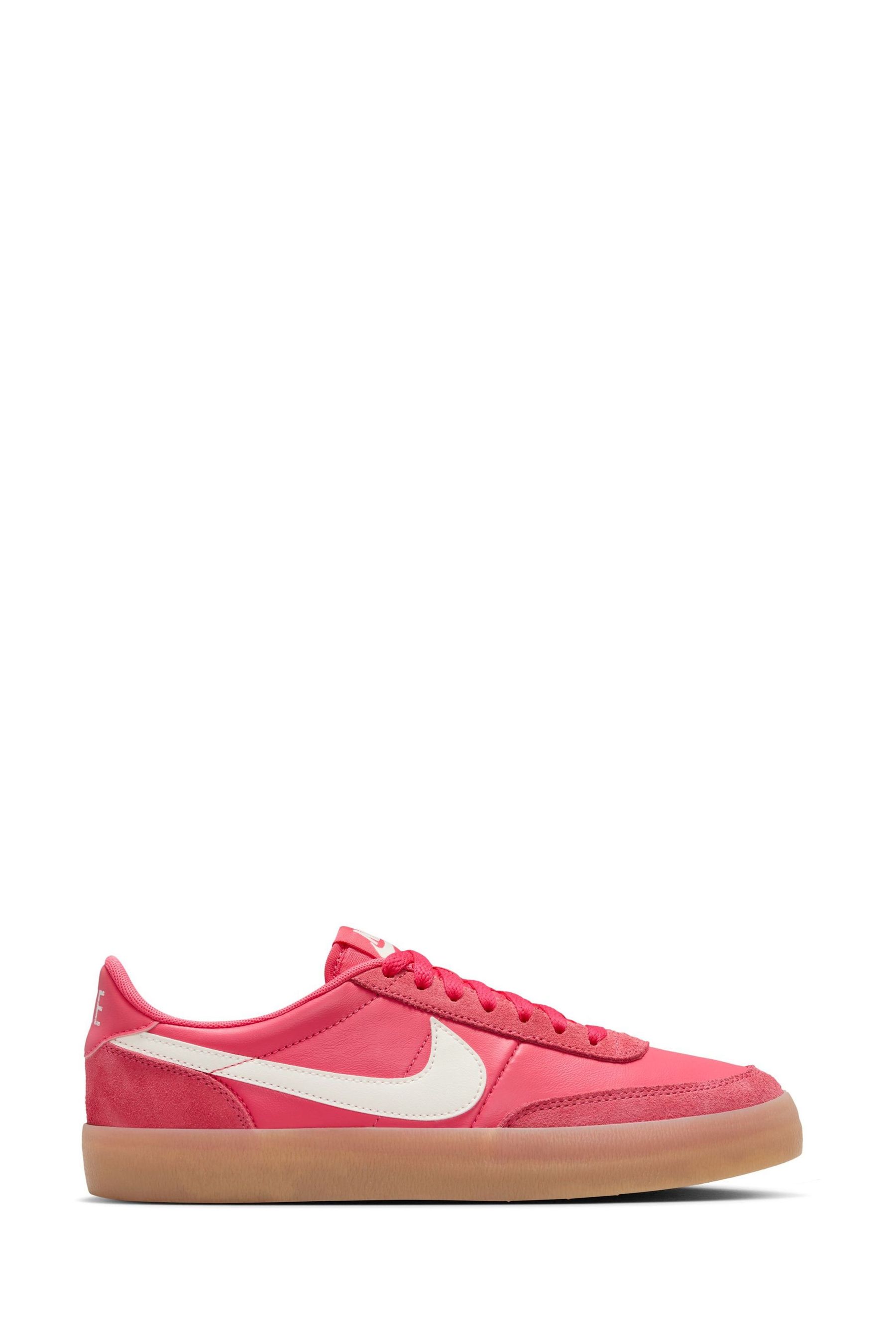 Buy Nike Pink White Killshot 2 Leather Gum Sole Trainers from Next Luxembourg
