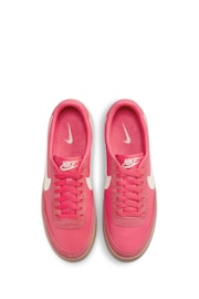 Nike Pink White Killshot 2 Leather Gum Sole Trainers - Image 3 of 8