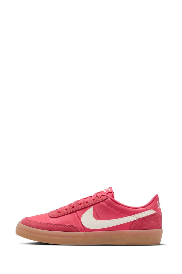 Nike Pink White Killshot 2 Leather Gum Sole Trainers - Image 8 of 8