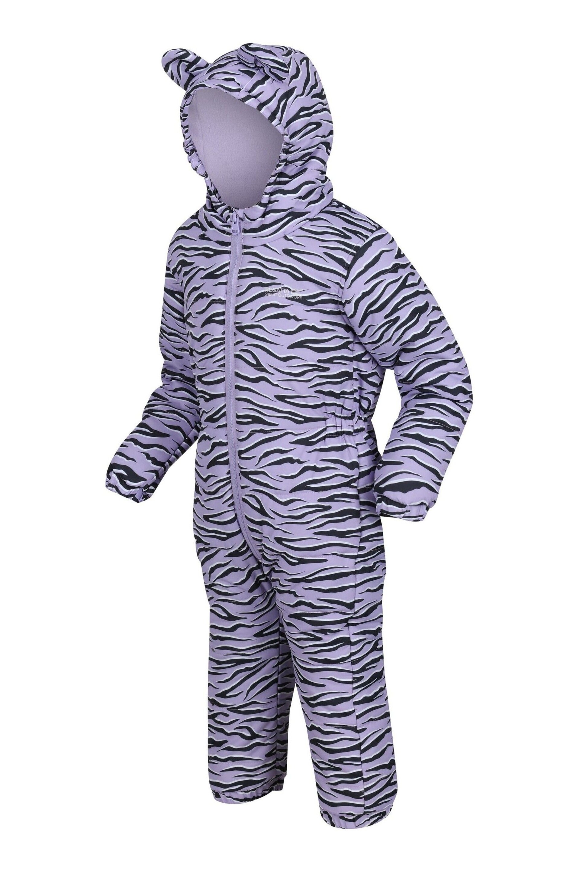 Regatta Purple Penrose Insulated Puddlesuit - Image 3 of 4