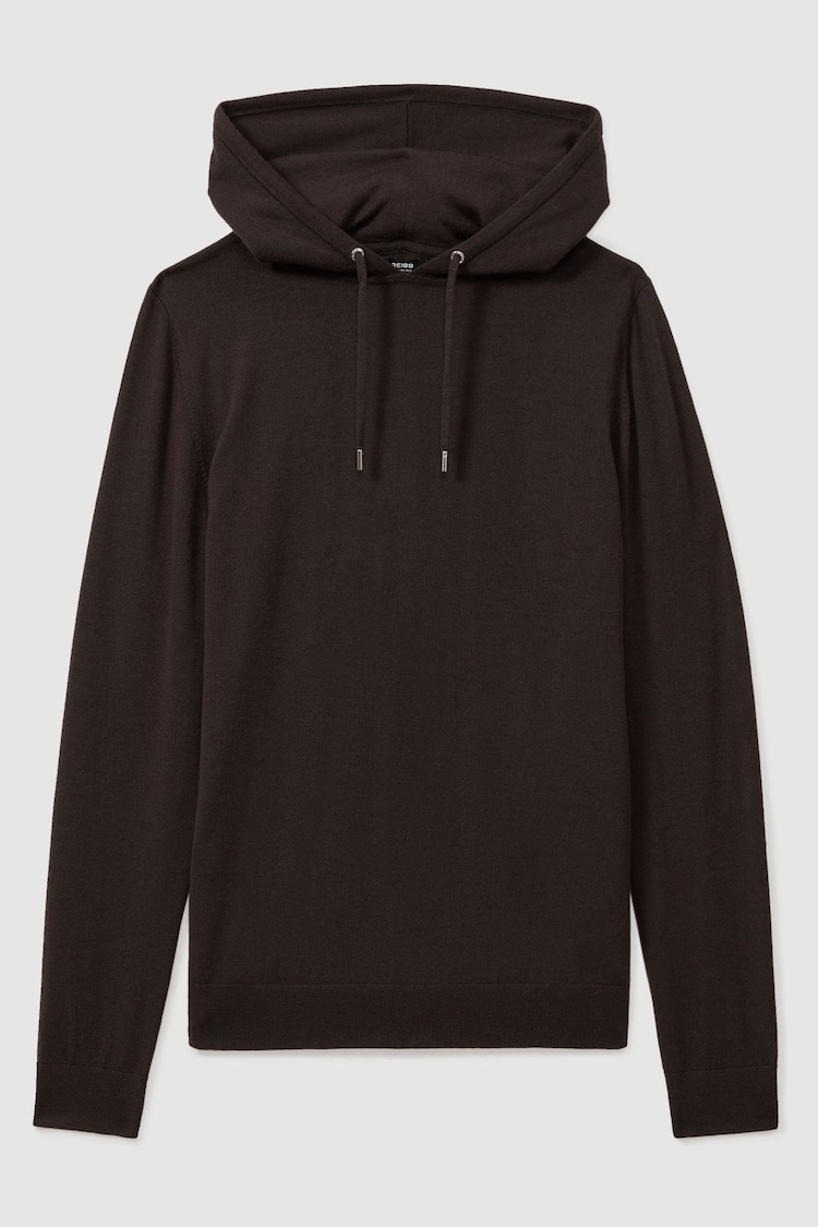 Reiss Holland Merino Wool Drawstring Hoodie - 圖片 2，共 5