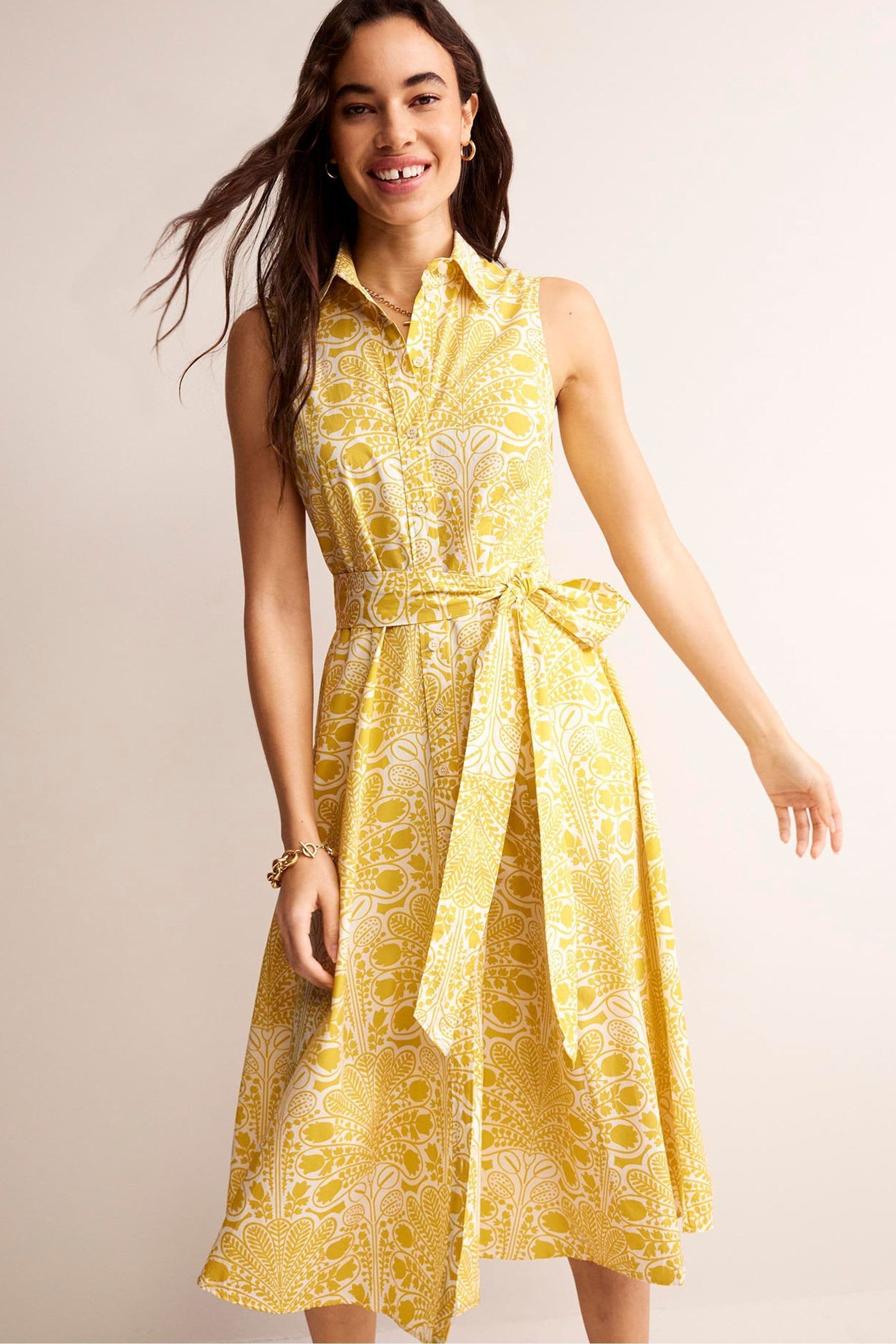 Yellow shirt dress discount