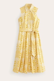 Boden Yellow Amy Sleeveless Shirt Dress - Image 6 of 6