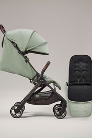 Silver Cross Green Clic Compact Pushchair and Footmuff Bundle - Image 1 of 6