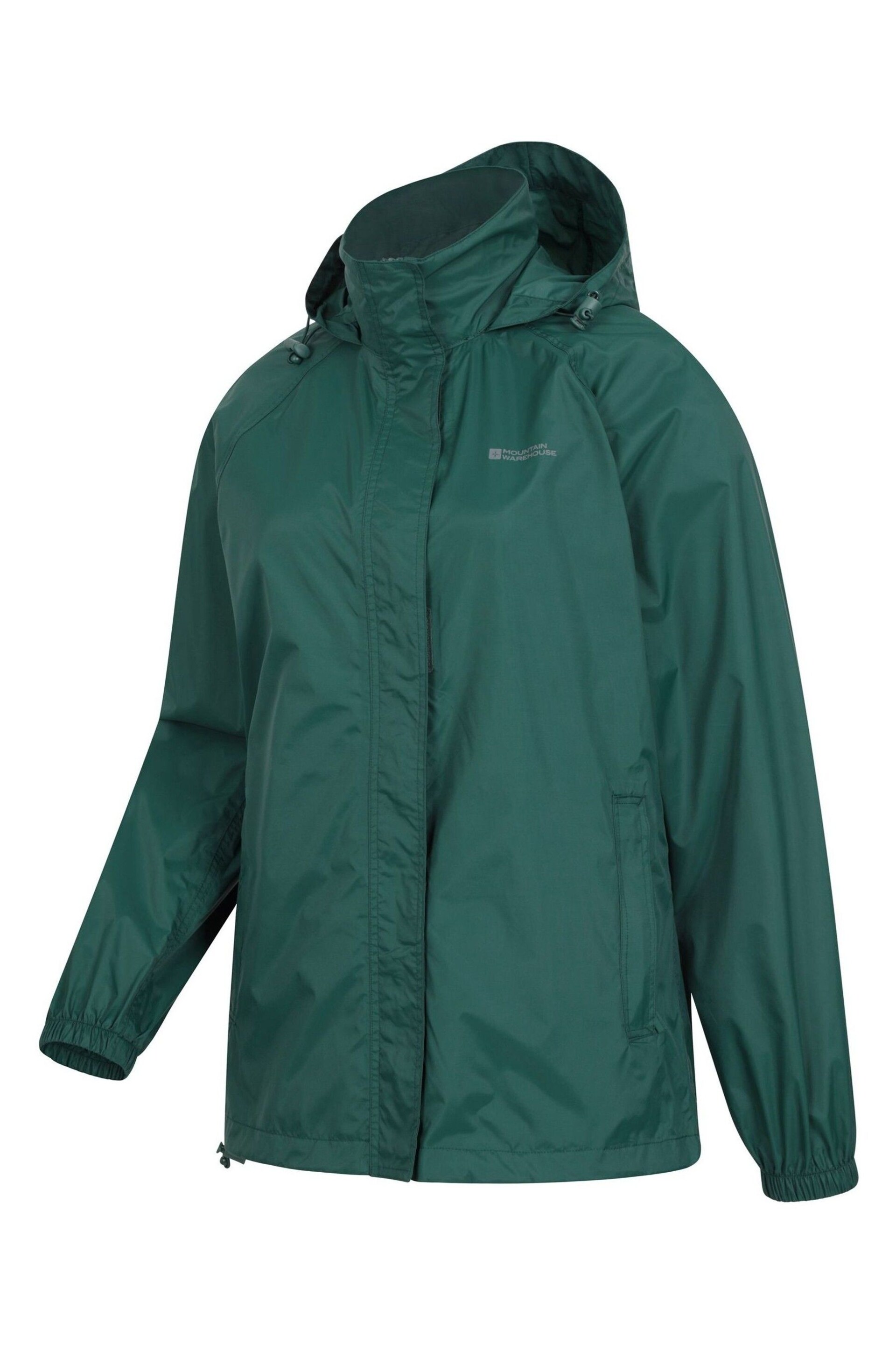 Mountain Warehouse Green Womens Pakka Waterproof Jacket - Image 4 of 5