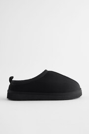 Black Cosy Mules Slippers - Image 2 of 5