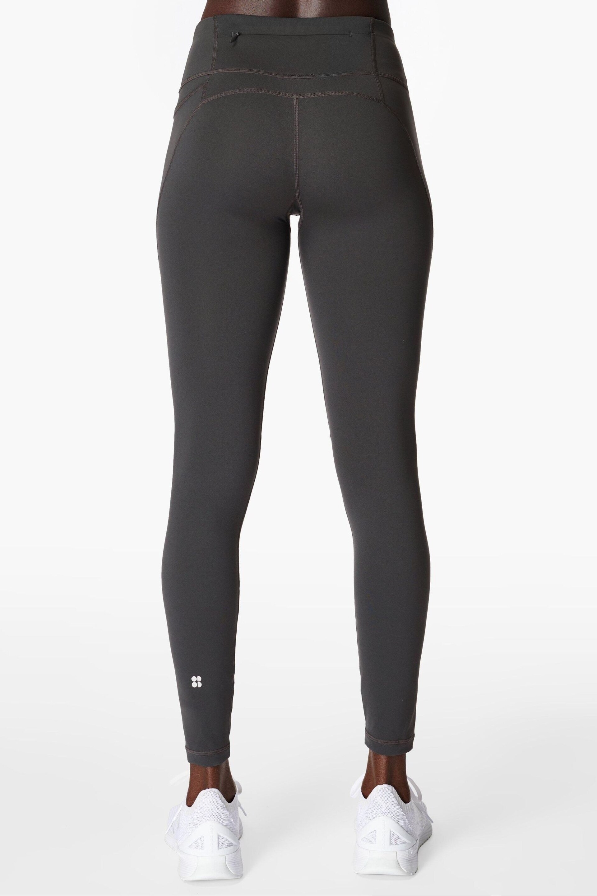 Sweaty Betty Slate Grey Full Length Power Workout Leggings - Image 2 of 11