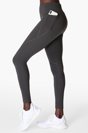 Sweaty Betty Slate Grey Full Length Power Workout Leggings - Image 3 of 11