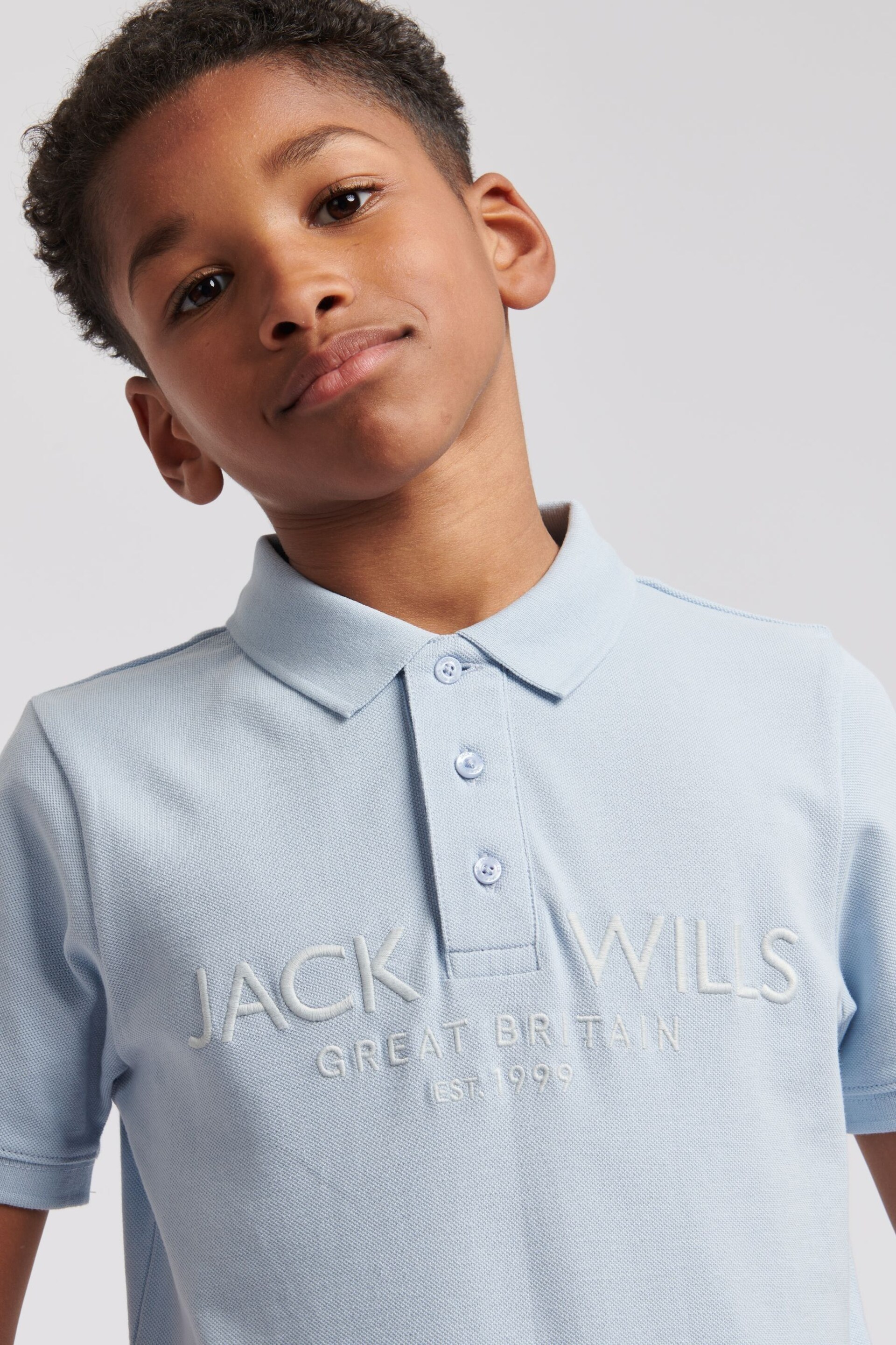 Jack Wills Boys Pique Polo Shirt - Image 3 of 7