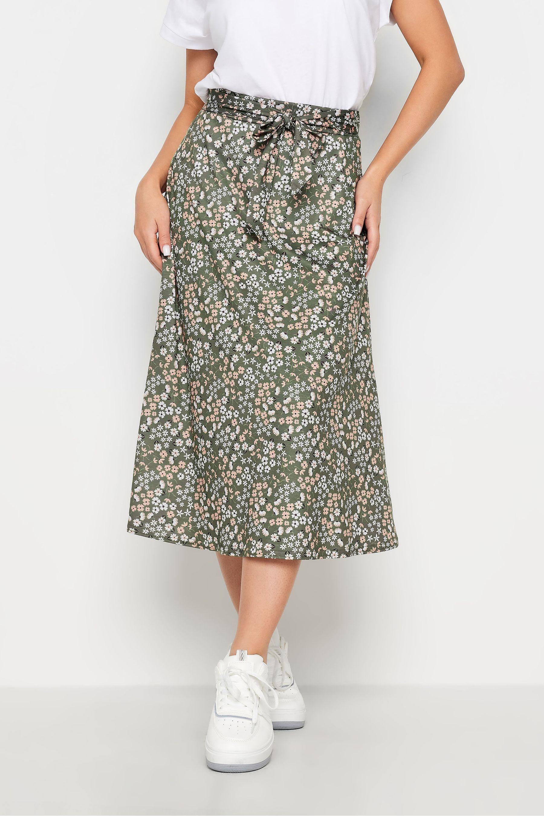 Petite green midi skirt clearance