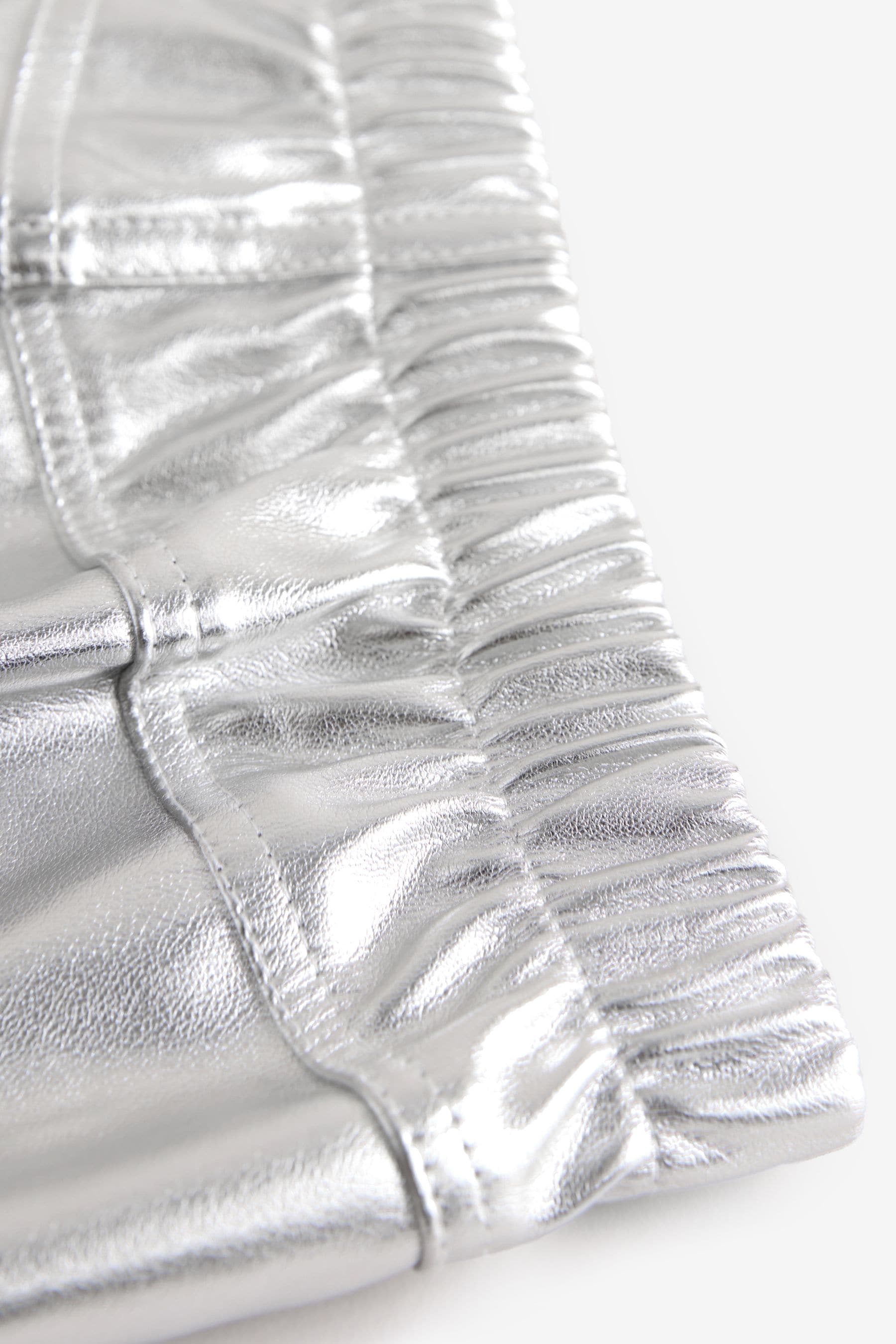 Silver Metallic Skirt 3 16yrs