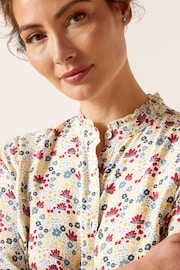 Ariat Clarion Floral White Blouse - Image 4 of 4