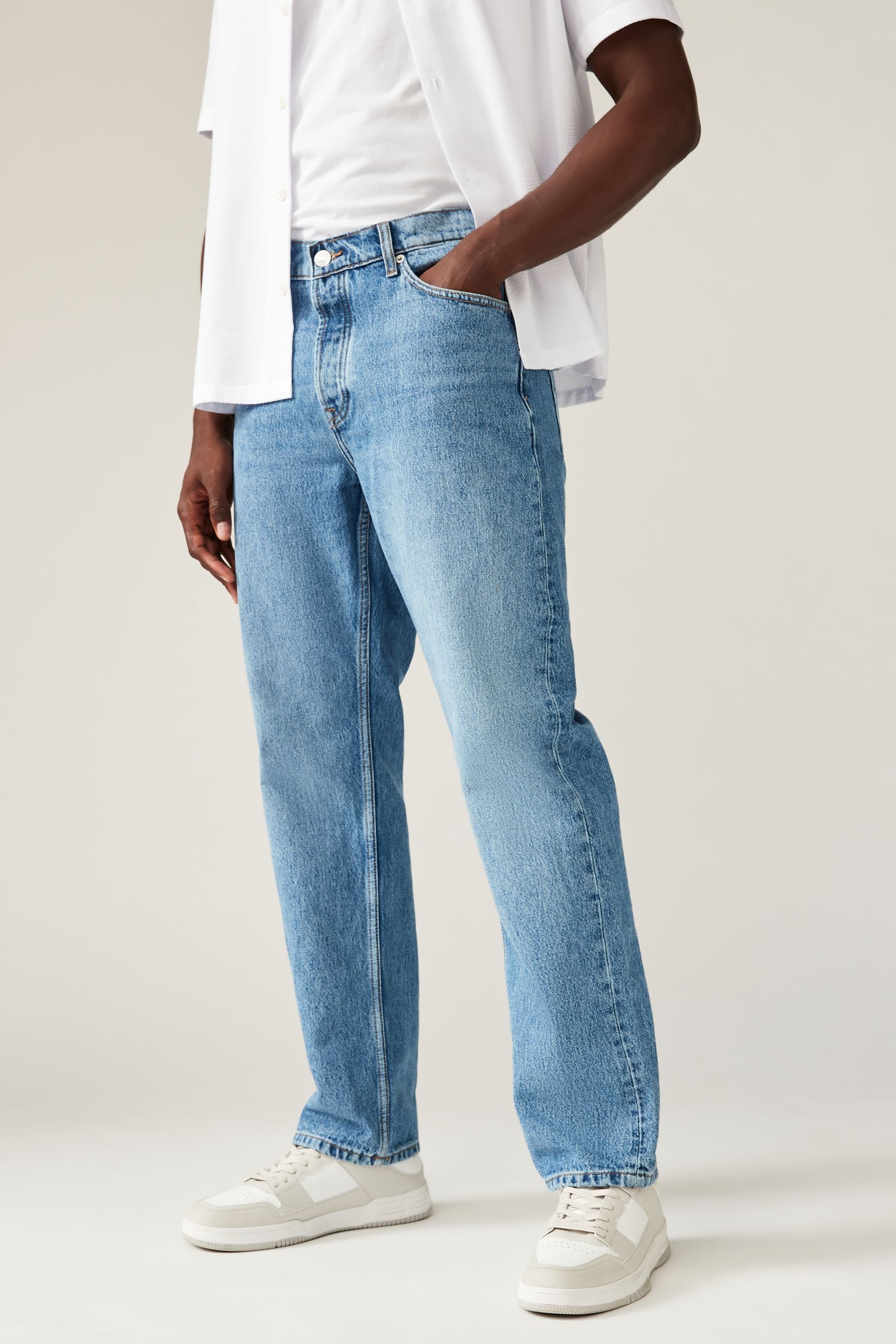 Only Sons Blue Straight Leg Jeans