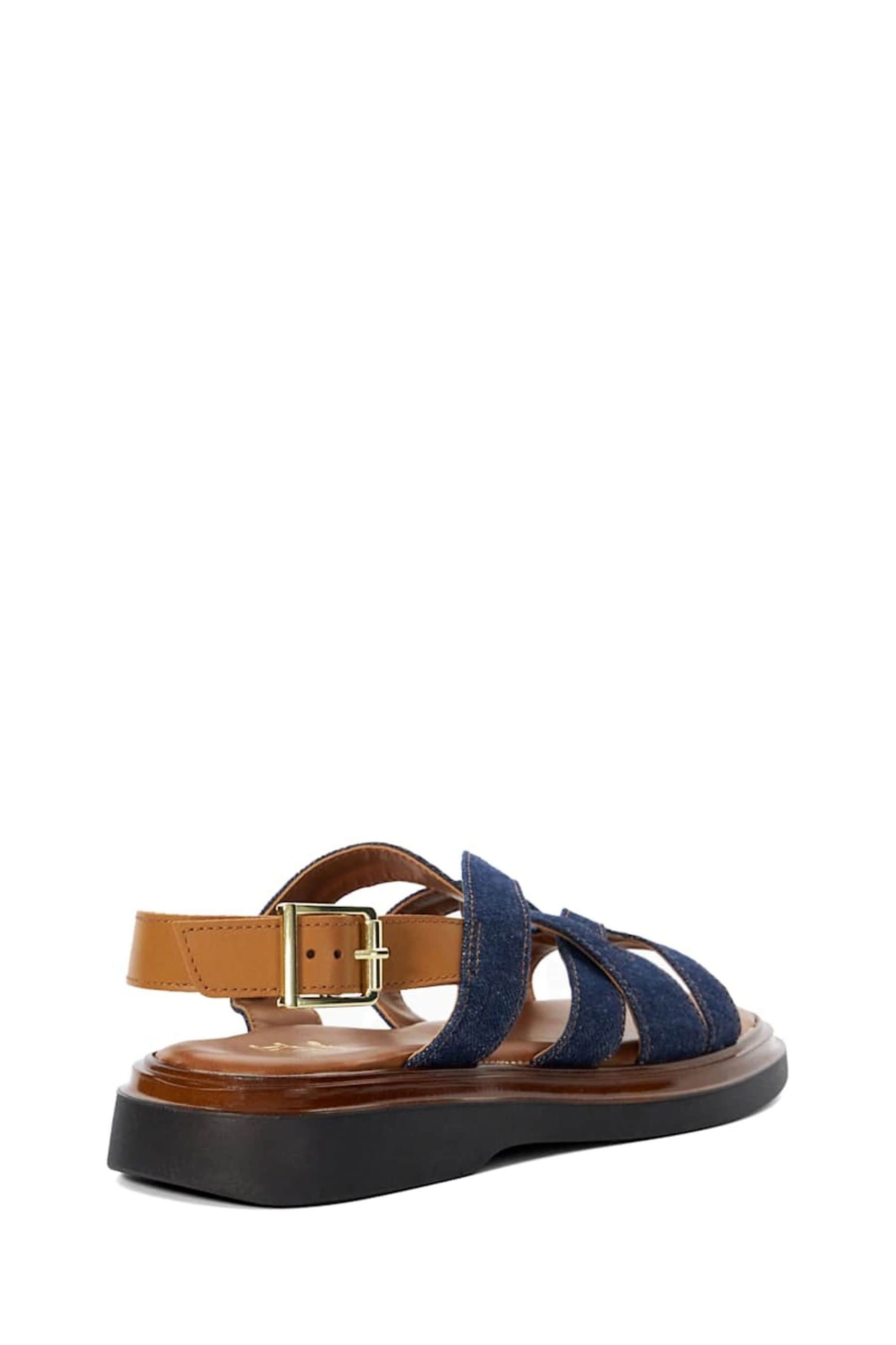 Buy Dune London Blue Leebra Multi Strap Sandals from Next Luxembourg