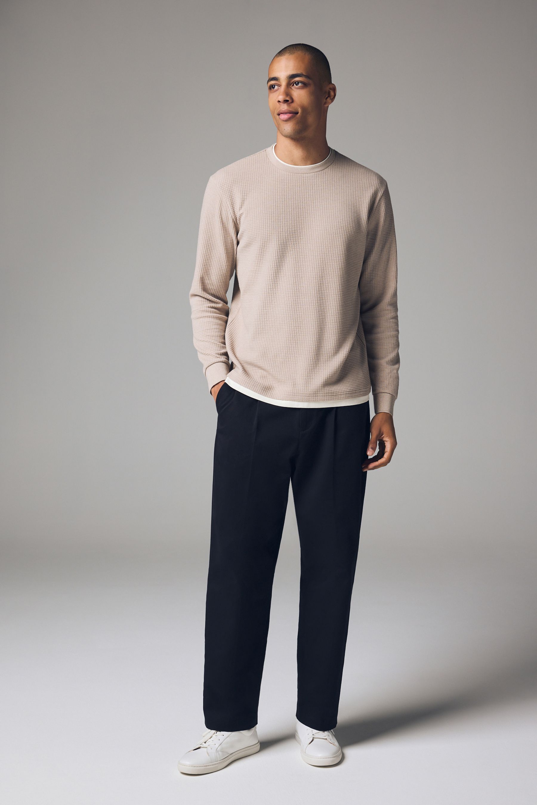 Mock layer jumper mens store