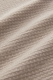 Neutral Texture Long Sleeve Mock Layer 100% Cotton Jumper - Image 8 of 8