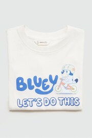 Mango Cream 100% Cotton Bluey Printed T-Shirt - Image 1 of 2