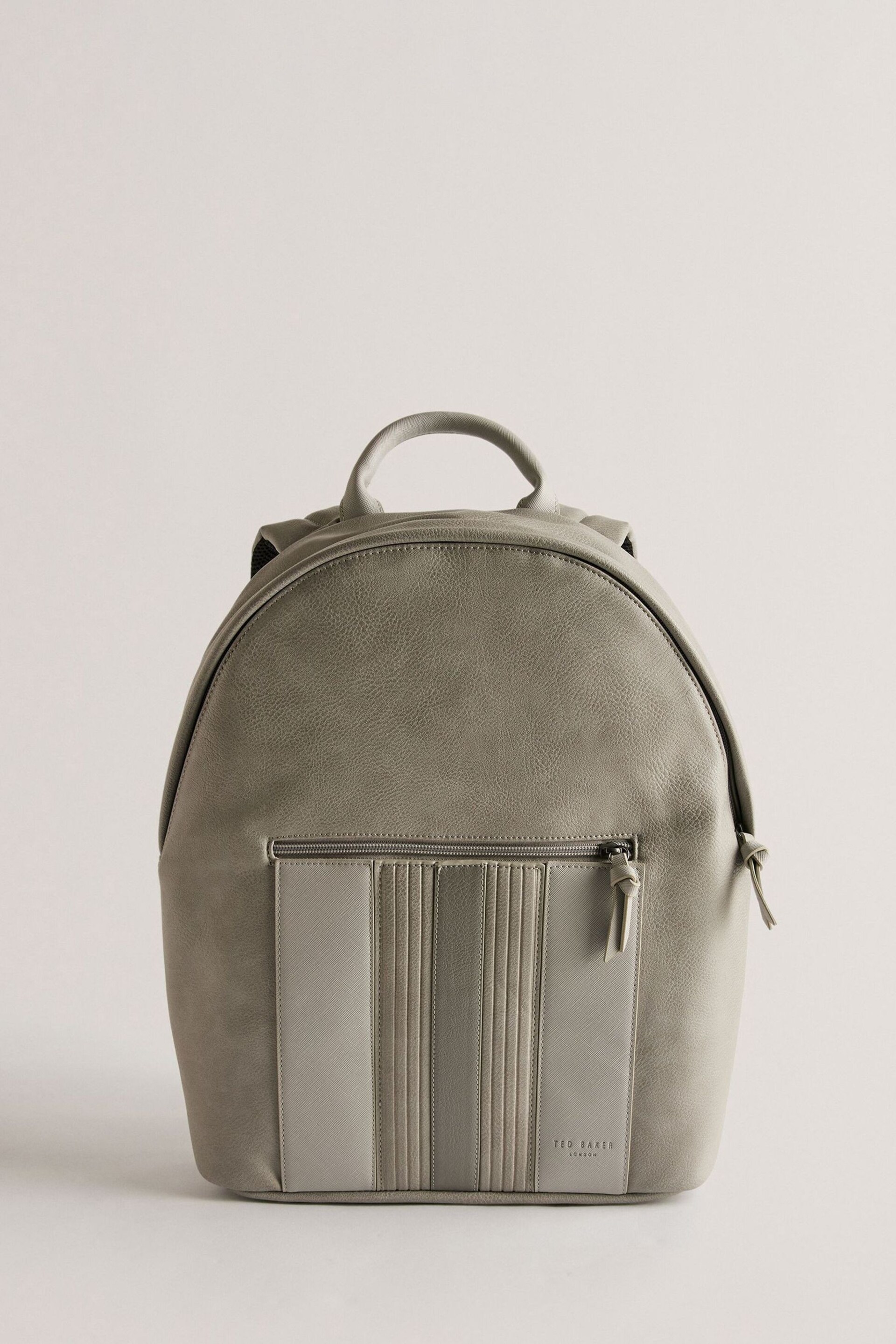 Ted Baker Grey Esentle Striped Backpack - Image 1 of 5