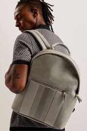 Ted Baker Grey Esentle Striped Backpack - Image 2 of 5