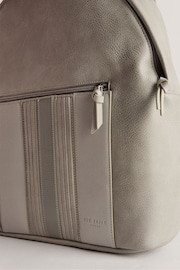 Ted Baker Grey Esentle Striped Backpack - Image 3 of 5