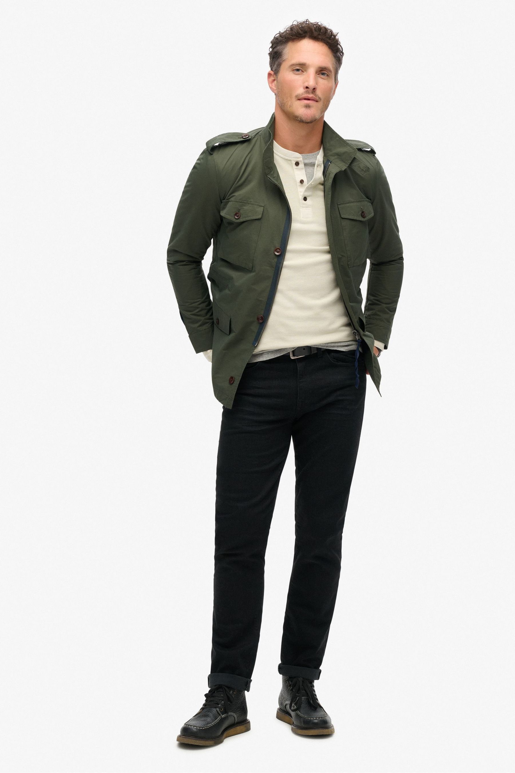 Buy Superdry Green Merchant Technical Field Jacket from Next Ireland