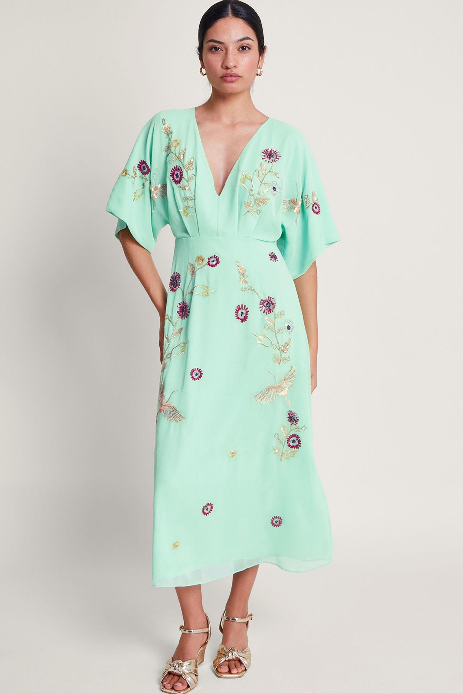 Embellished robe top