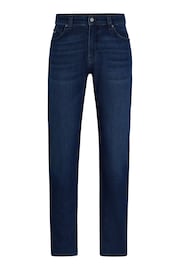BOSS Blue Regular-Fit Jeans In Blue Comfort-Stretch Denim - Image 5 of 5