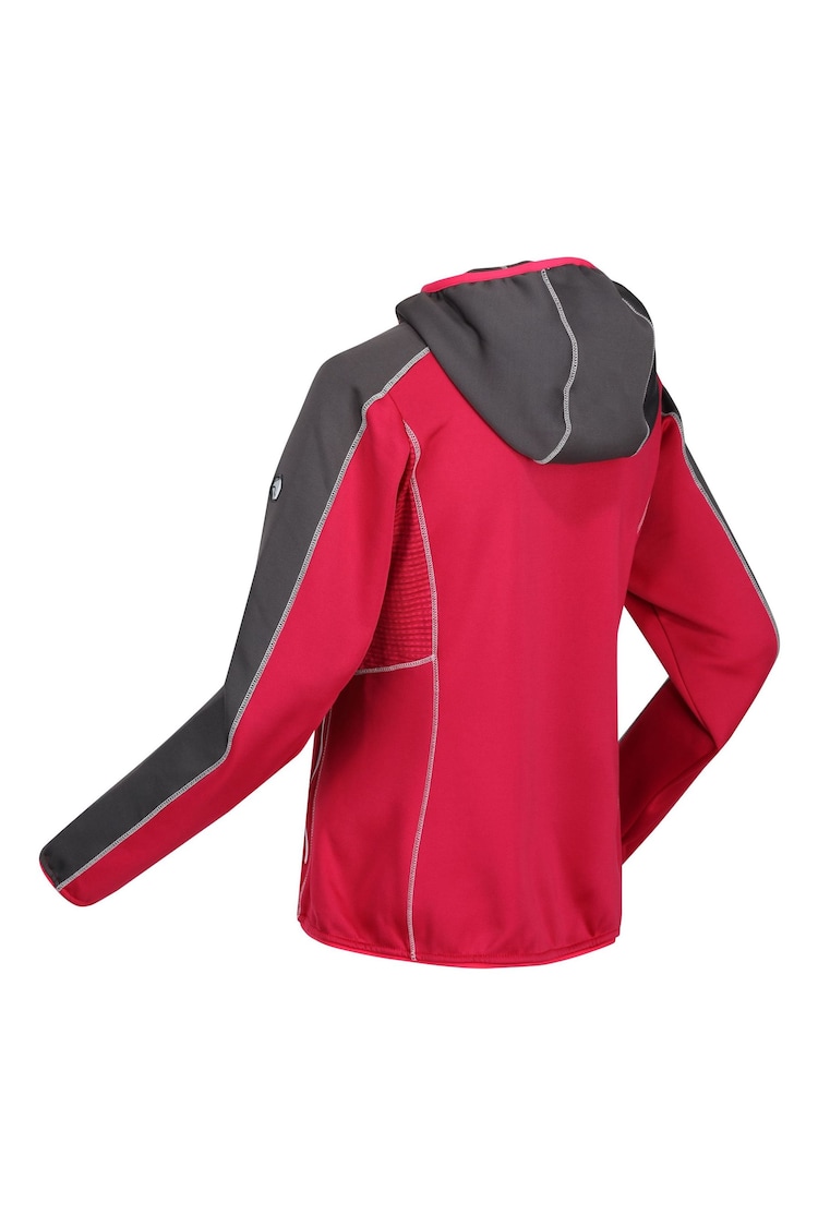 Regatta Pink Womens Attare Lightweight Hooded Jacket - Image 8 of 8