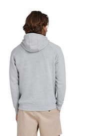 Raging Bull Grey Classic Woven Patch Overhead Hoodie - Image 5 of 10
