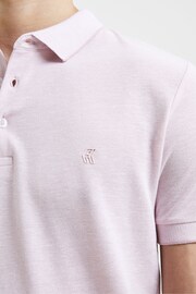 French Connection Blue Birdeye Single Tipped Polo Shirt - Image 3 of 3
