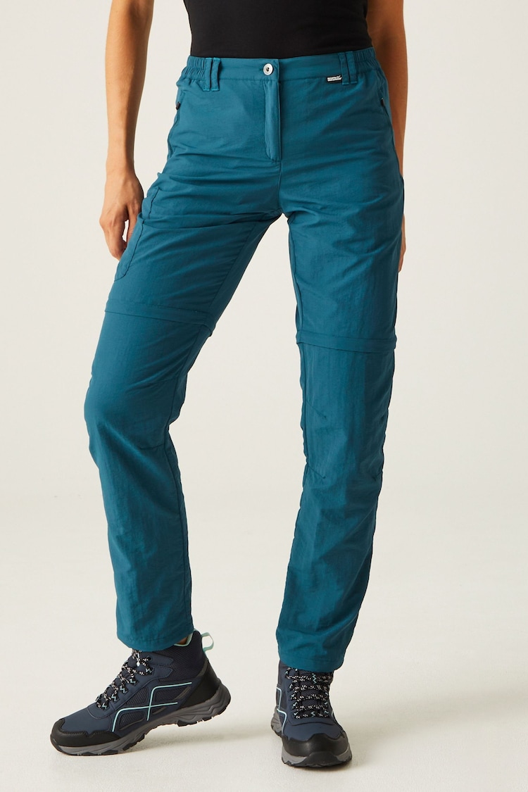 Regatta Blue Chaska Zip Off II Trousers - Image 1 of 8