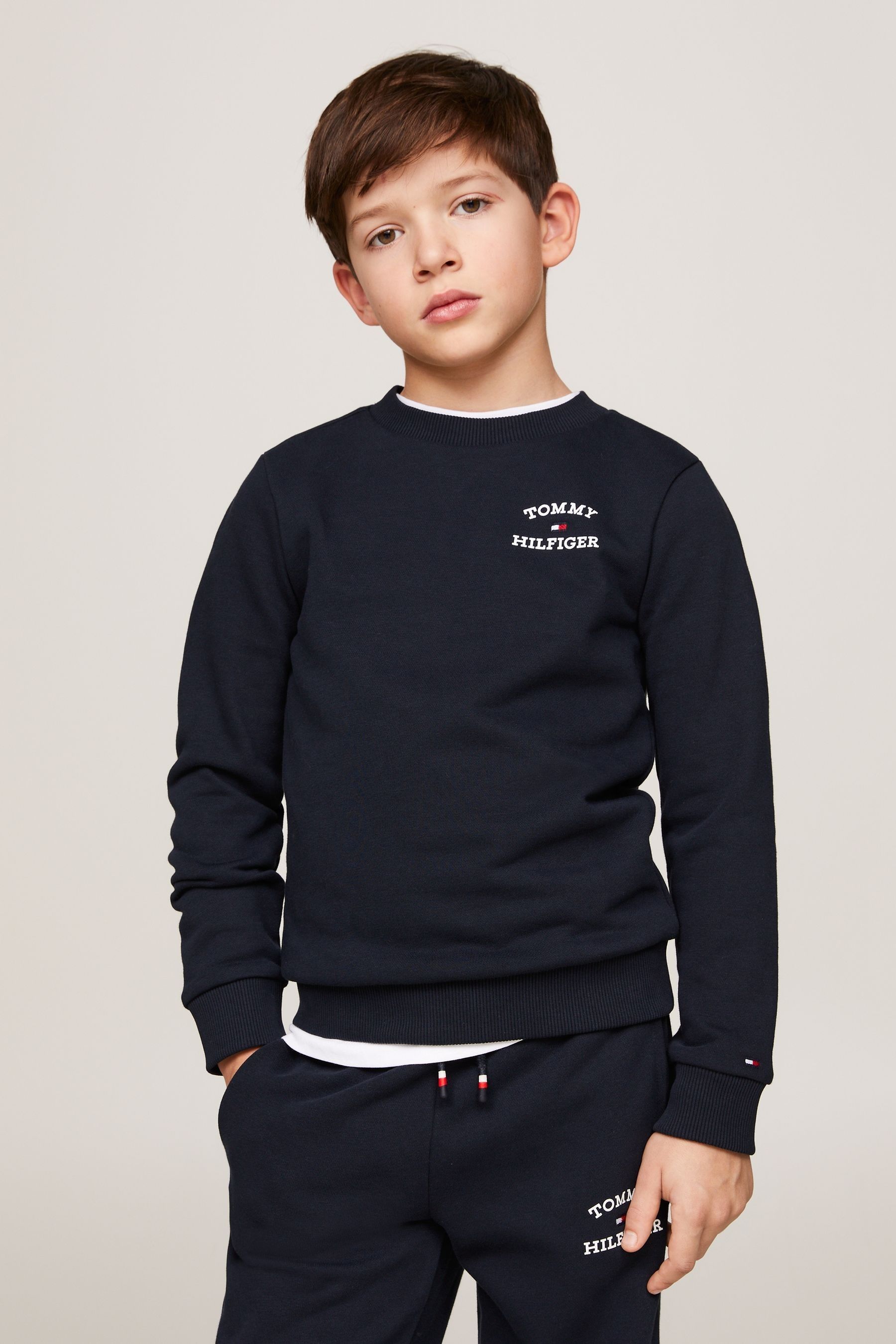 Hilfiger logo sweatshirt online
