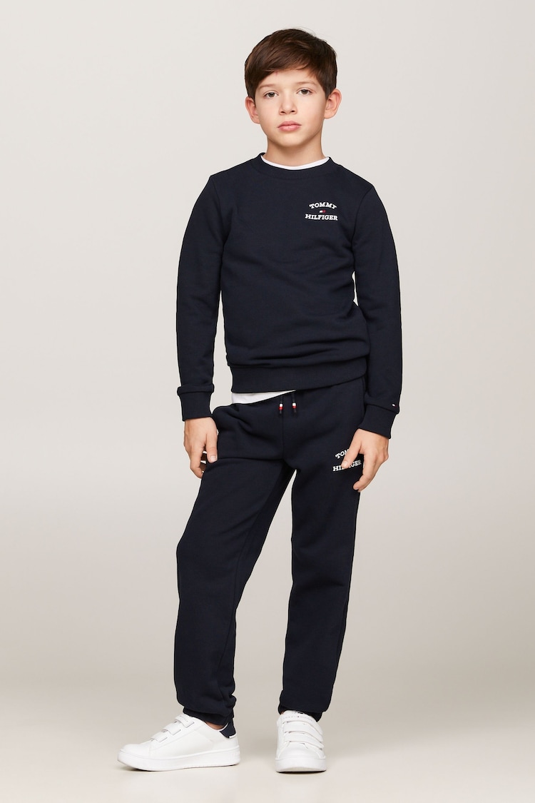 Tommy Hilfiger Blue Logo Sweatshirt - Image 2 of 5