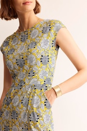 Boden Yellow Florrie Jersey Dress - Image 2 of 6