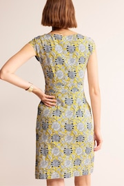 Boden Yellow Florrie Jersey Dress - Image 3 of 6