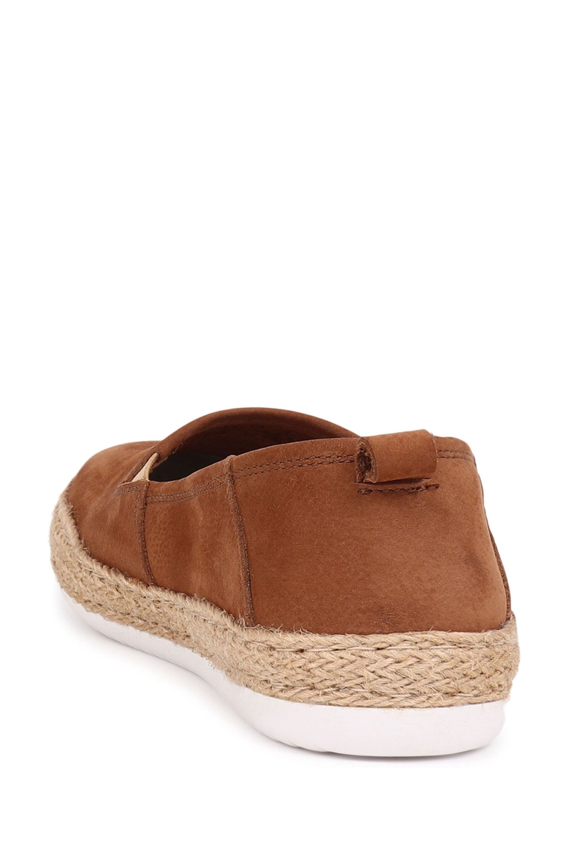 Pavers Natural Milan Leather Espadrille Flats - Image 3 of 5