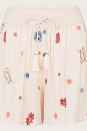 Monsoon Natural Arti Embroidered Shorts - Image 5 of 5