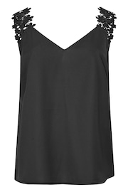 Yours Curve Black Trim Cami - Image 5 of 5
