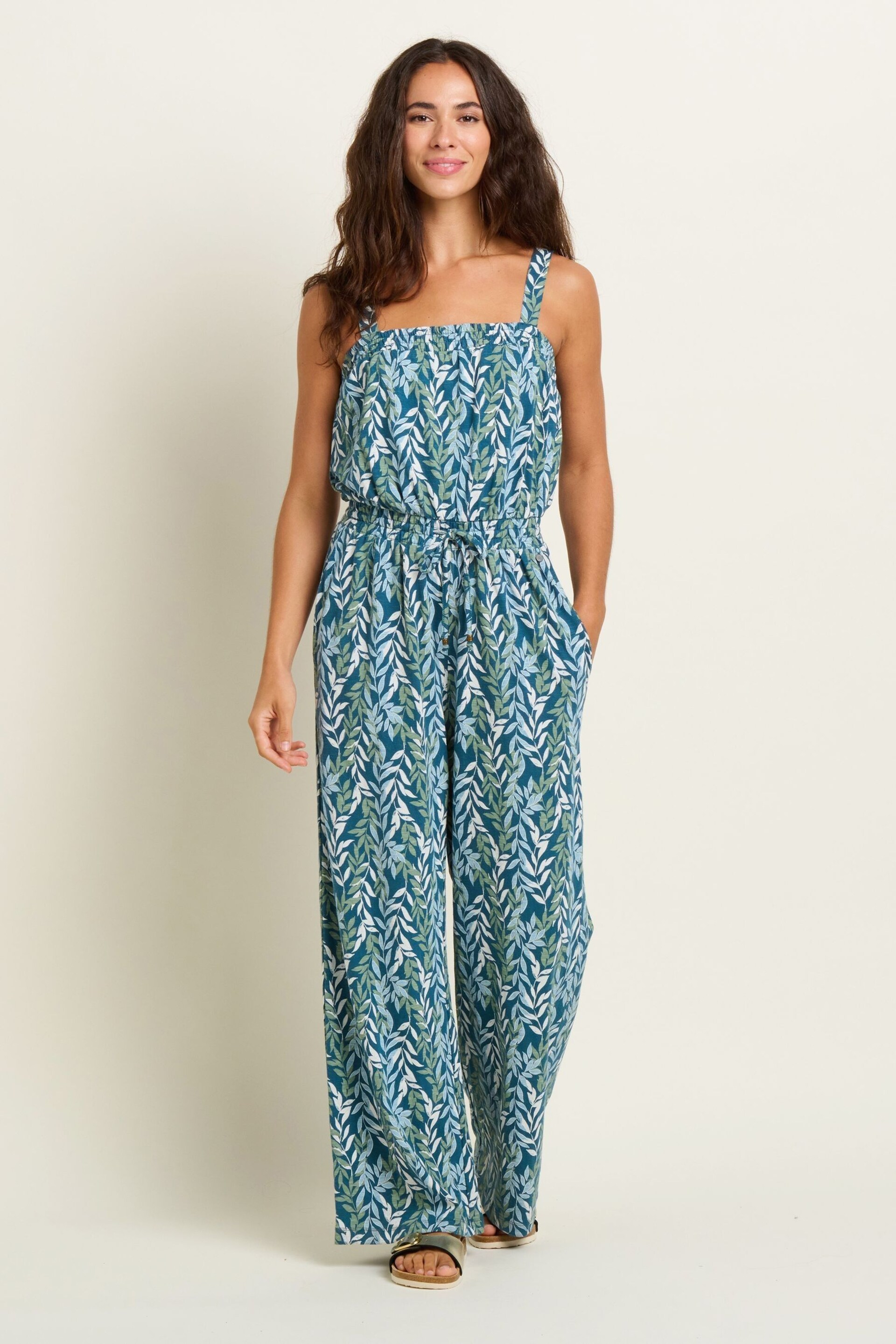 Brakeburn Green Willow Jumpsuit - Image 1 of 5