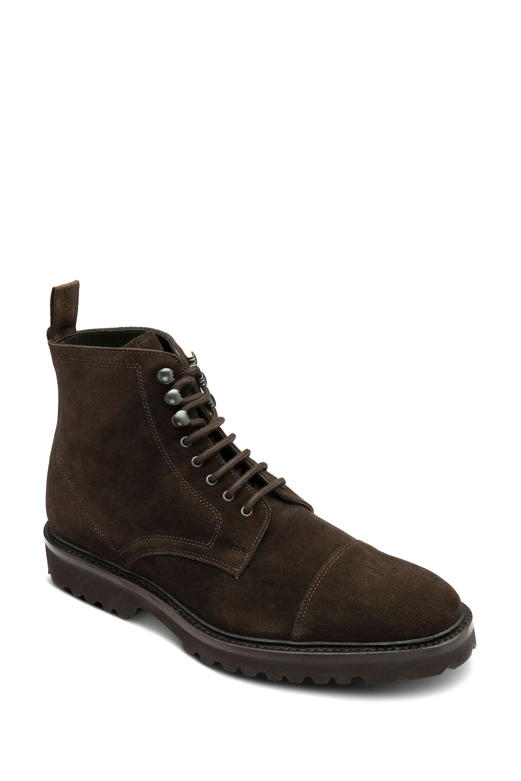 Buy Loake Suede Derby Brown Boots from Next Luxembourg
