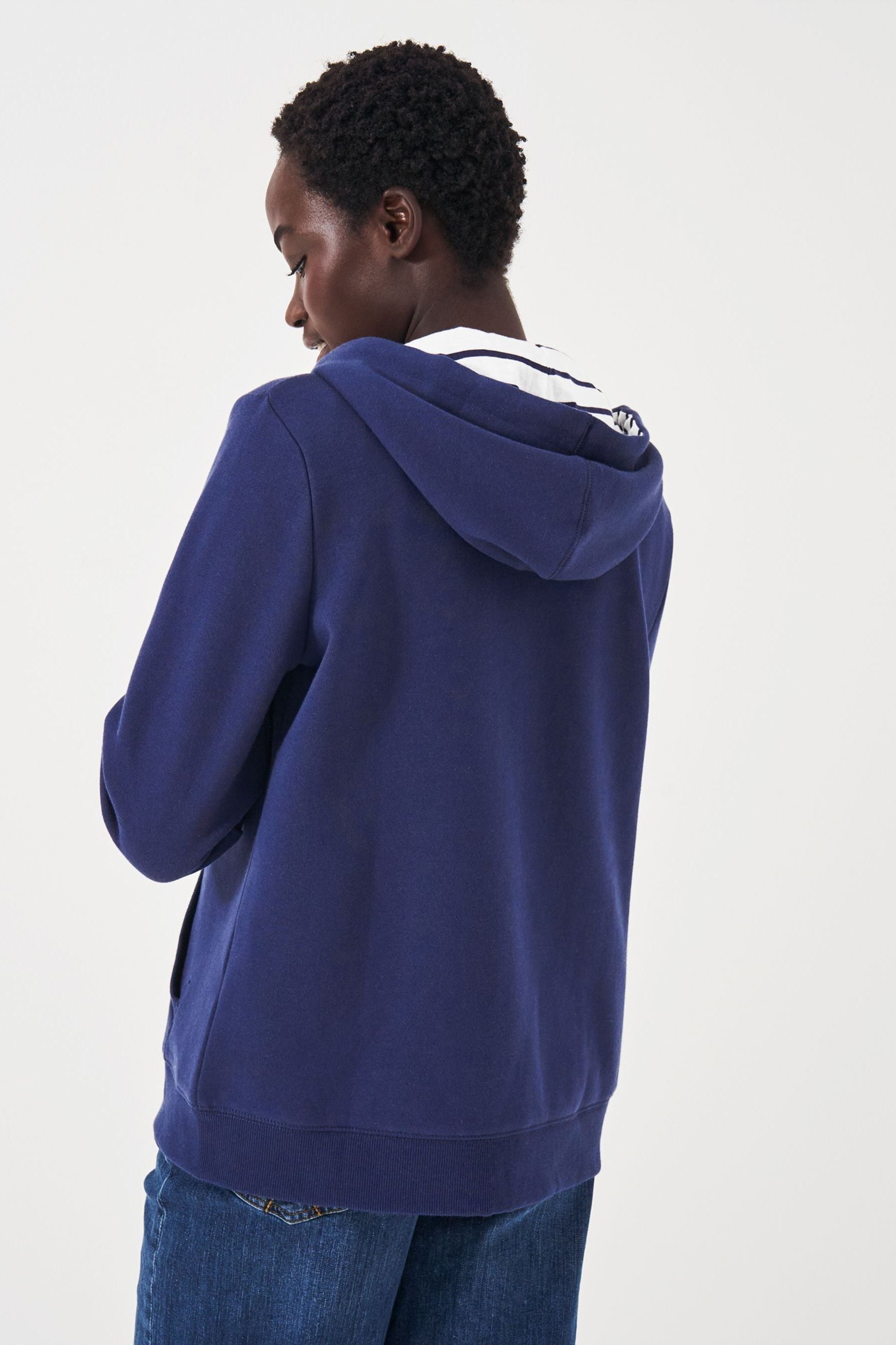 Buy Crew Clothing Heritage Zip Through Hoodie from Next Oman