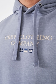 Crew Clothing Company Light Blue Graphic Cotton Classic Hoodie - Image 5 of 5